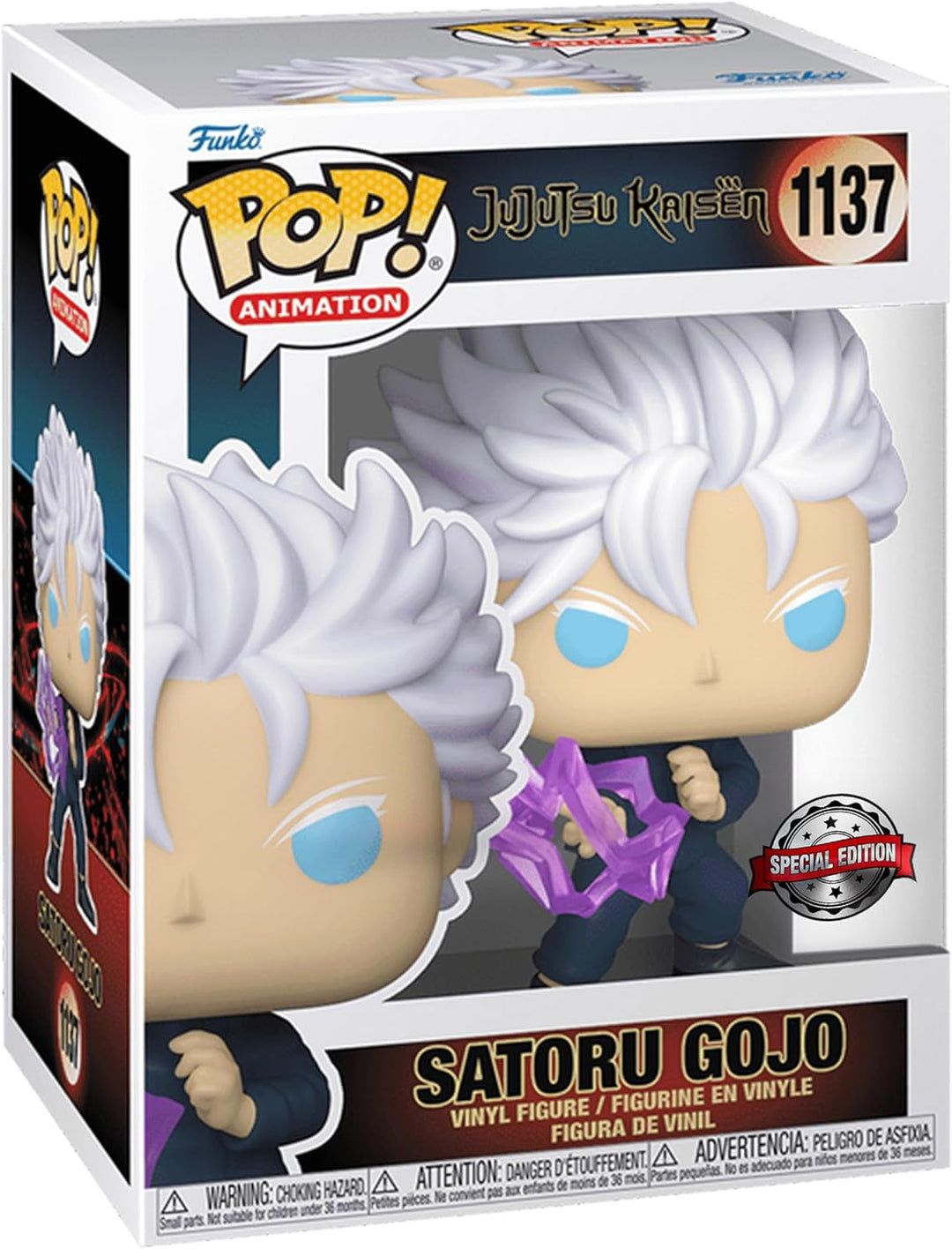 Funko Pop! Animación: Jujutsu Kaisen - Satoru Gojo (Hollow PU) (Edi...