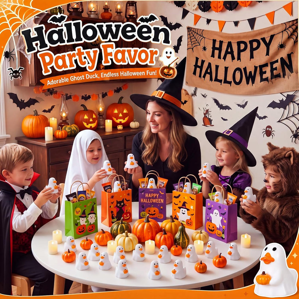 DEEKIN 24 patos de goma de Halloween a granel