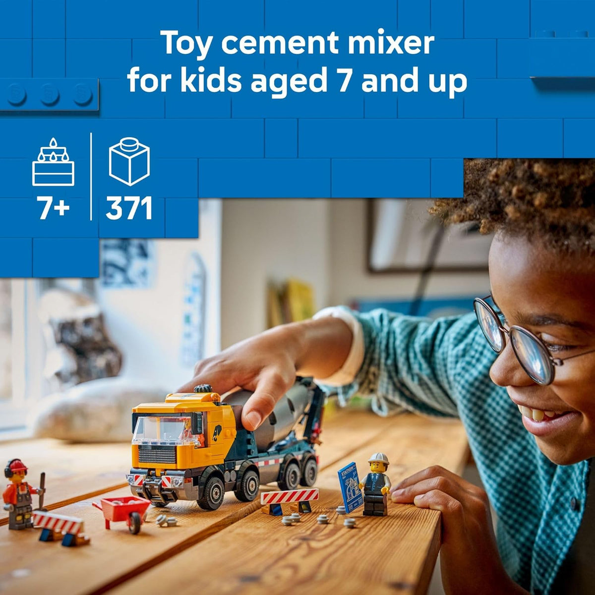 LEGO Juguete de construcción de camión mezclador de