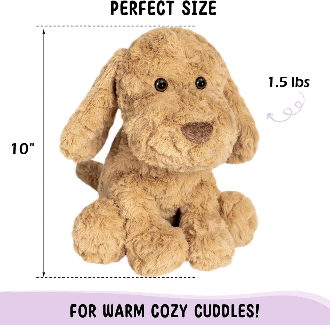 Goldendoodle - Animal de peluche para perro caniche para microondas...