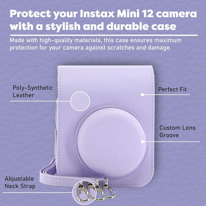 Fujifilm - Paquete de minicámara instantánea Instax Mini 12 con paq...
