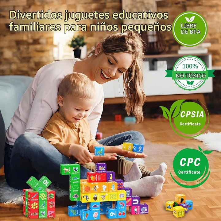 Bloques magnéticos para niños pequeños de 1 a 3 años, bloques de |...