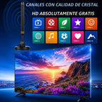 Antena de TV para Smart TV interior, antena de TV digital para canales