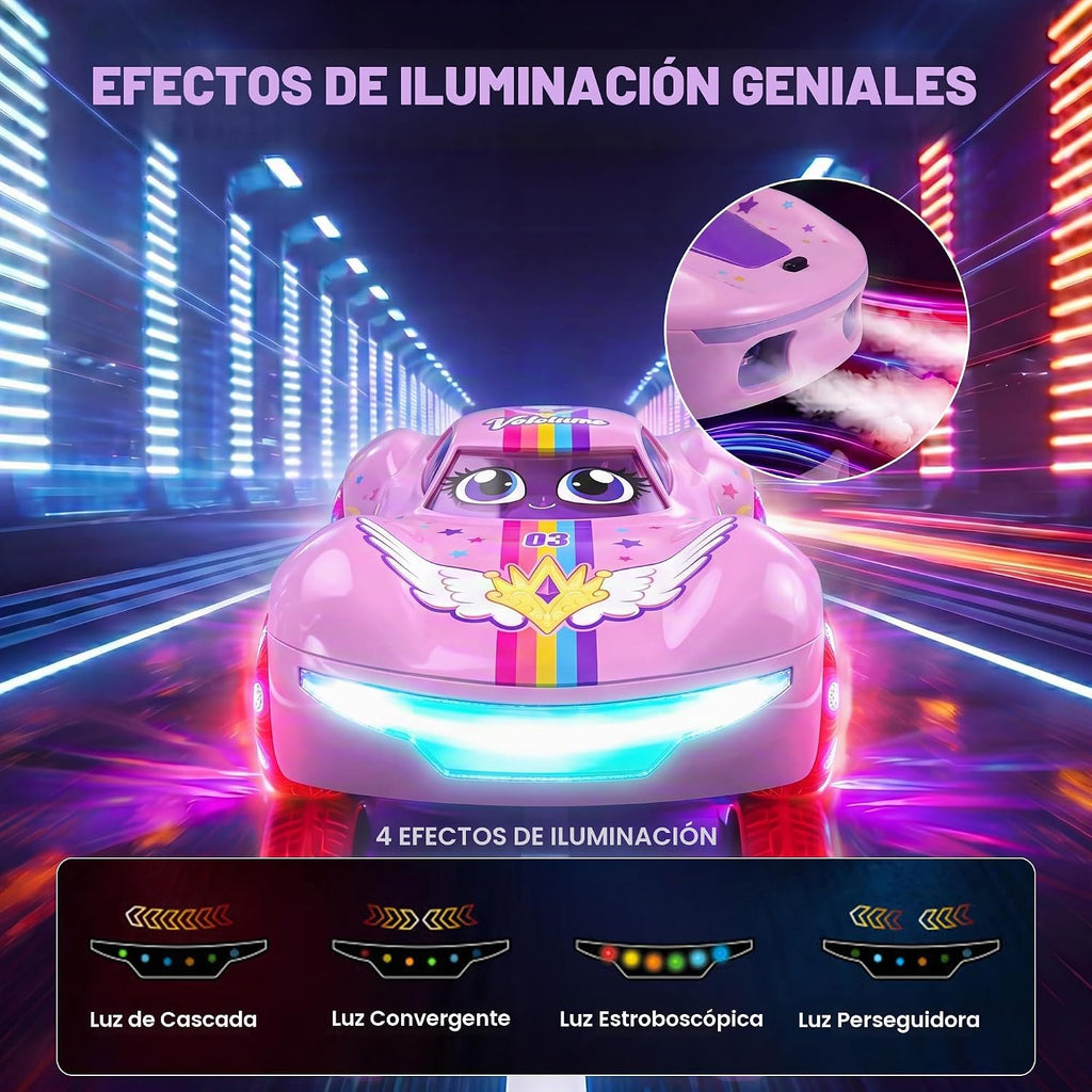 Coche de acrobacias RC con detección de gestos, 2.4 GHz 4WD coche de