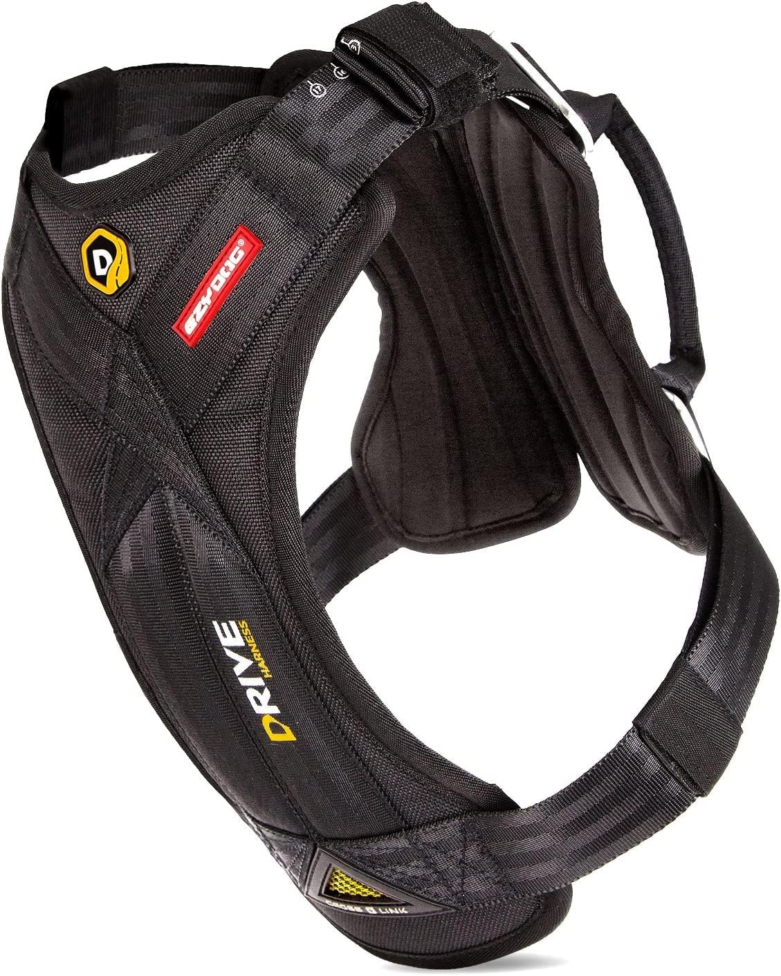 EzyDog Arnés de coche Drive Dog, probado en choques y certificado, mediano