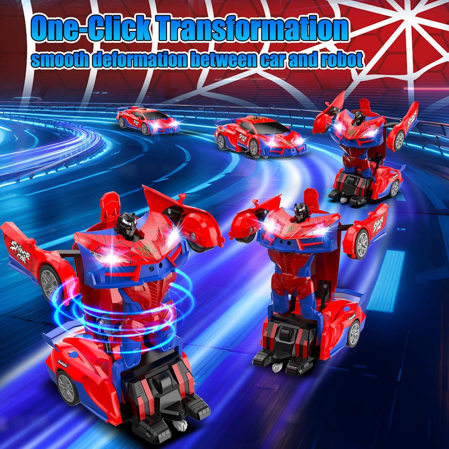 Auto de control remoto transformable para niños autos RC