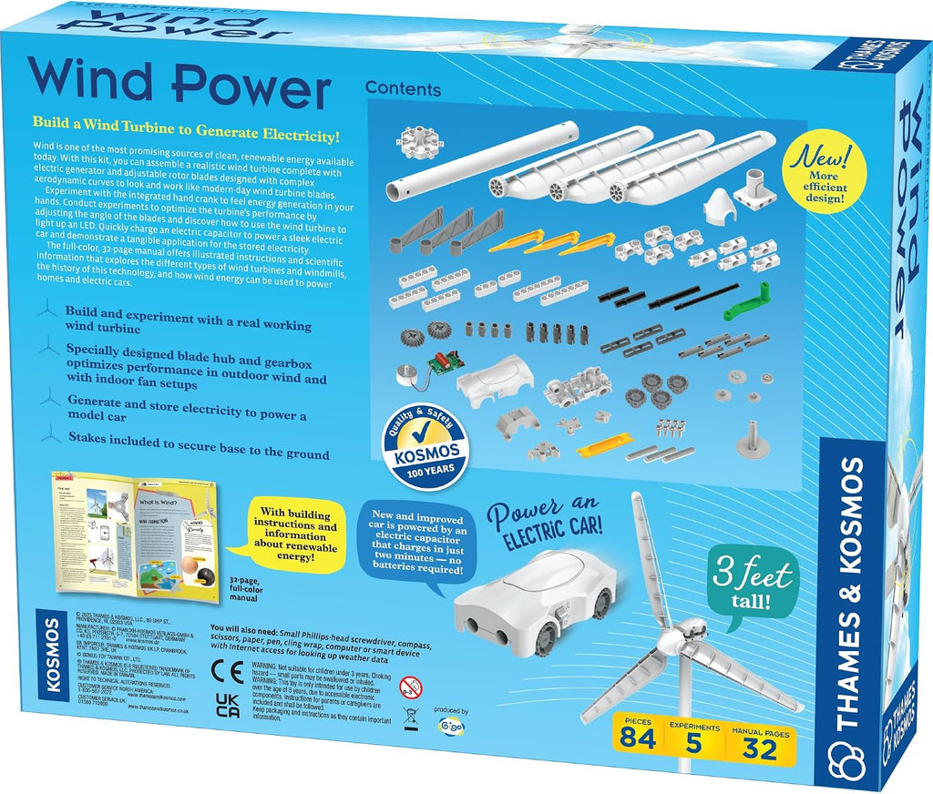 Thames & Kosmos Wind Power (v5.0) | Set de energía sostenible