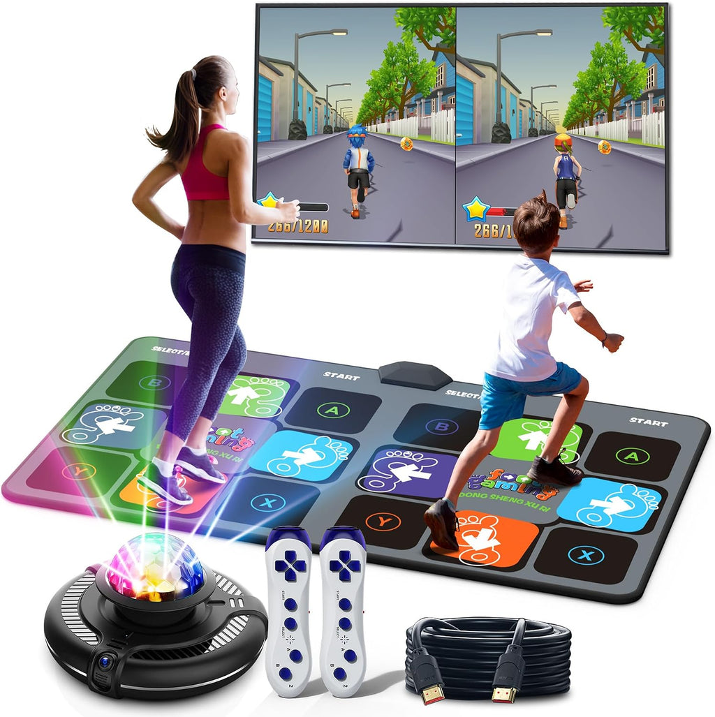 Dance Game Mat para Kids y Adults, Interactive TV Home Gym System