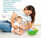 BEST LEARNING Jardín de hongos - Juguetes interactivos educativos con luces para niños pequeños de 1 a 3 años - Colores, números, juegos y música para niños - Ideal como regalo de cumpleaños para