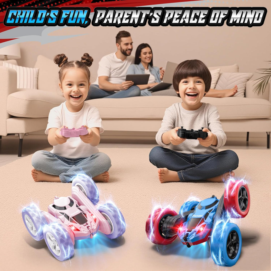 Hamdol STEM - Auto de control remoto para niños, 360° giratorio de...