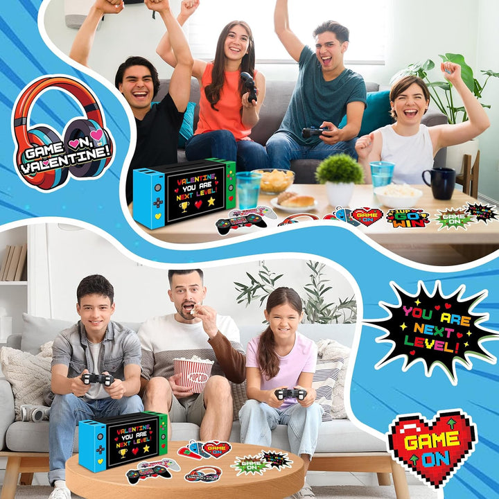 Buzón de San Valentín para niños con 48 tarjetas de