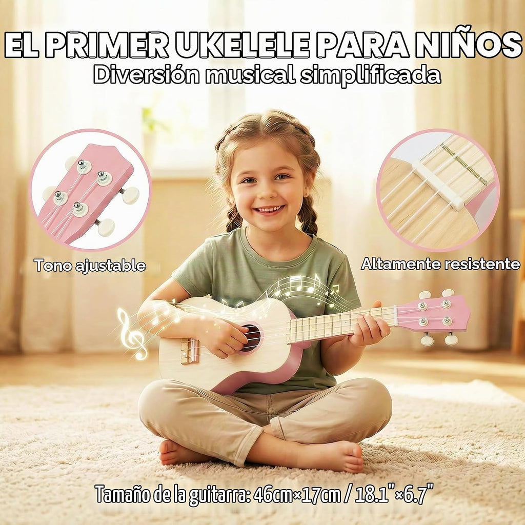 7 en 1 Kids Wooden Musical Instruments, Montessori Toddler Toys