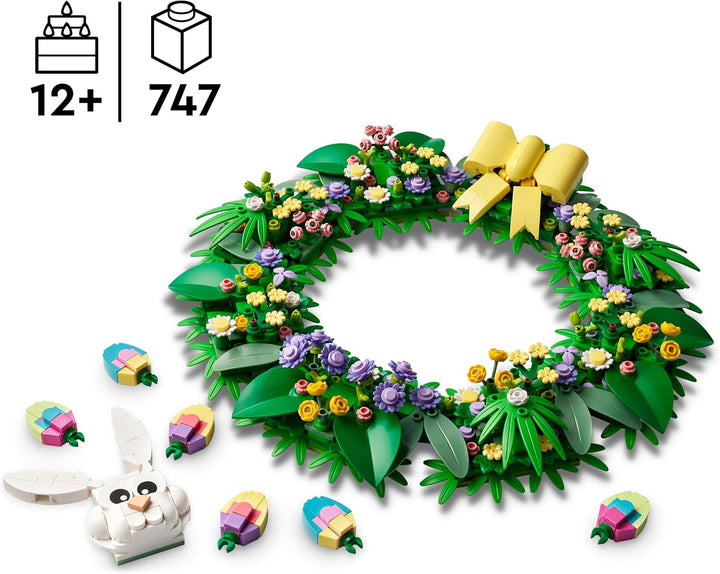 LEGO 40957 Spring Wreath, Toy Blocks, Boys, Girls, Authentic Product