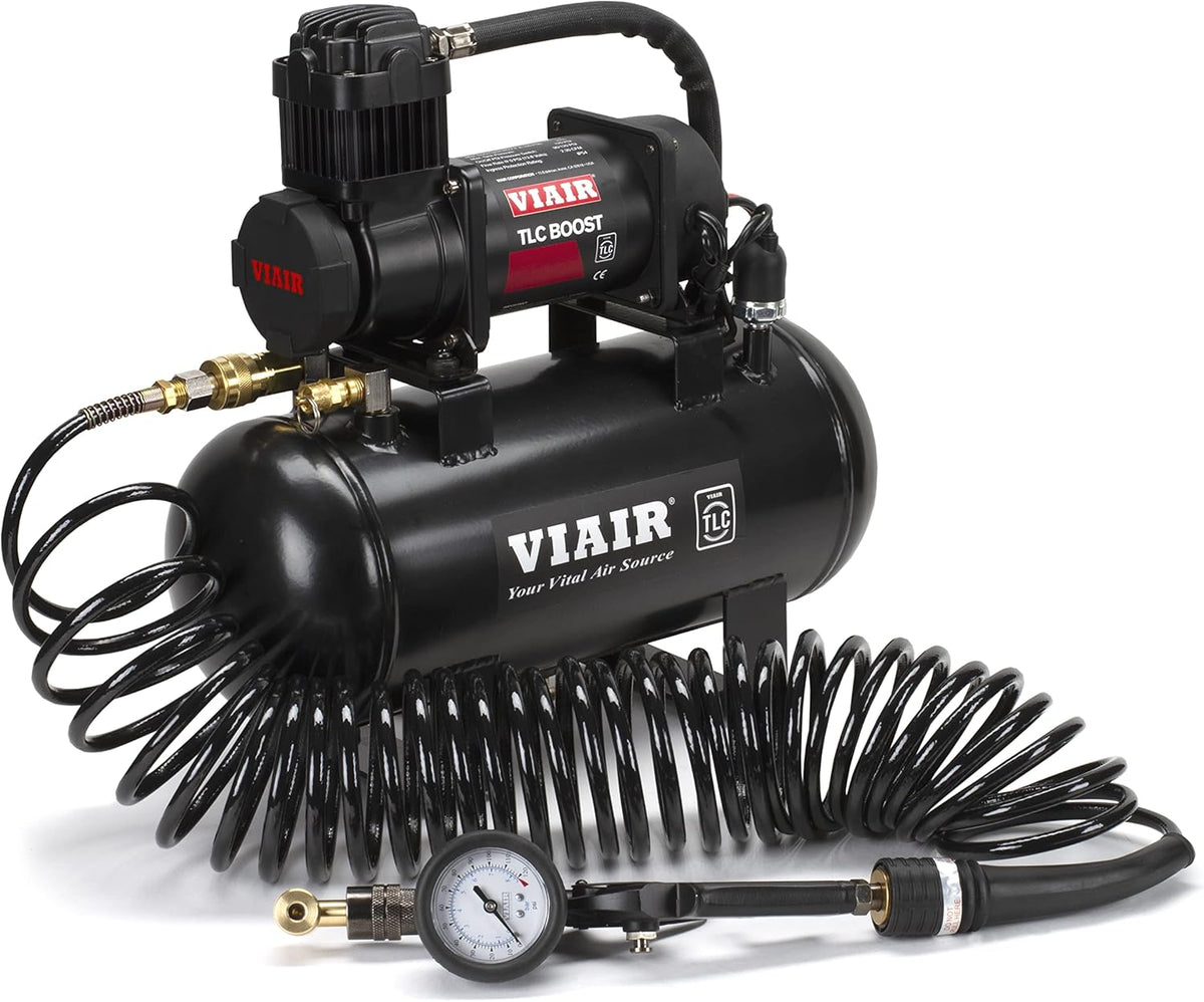 VIAIR TLC BOOST XL - Kit de fuente de compresor de aire \u2013 Infl...