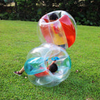 ZHUYNXIR 2 PC Bola Sumo para Niños, Bolas de Parachoques Hinchables para Niños, Bola Sumo para Niños, Bola de Juego de Césped para Niños al Aire Libre para Juego de Equipos para +3 Años (36 pulgadas