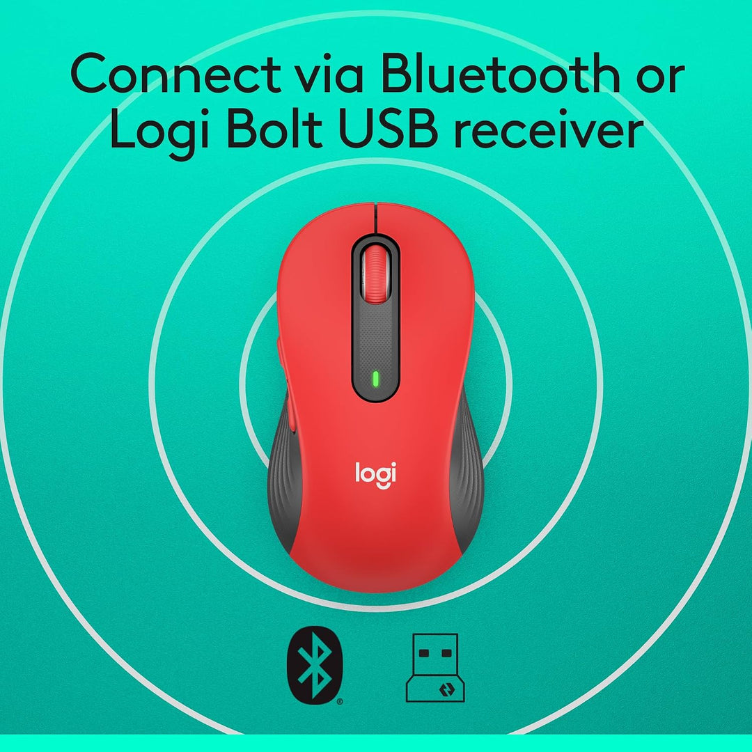 Logitech Ratón inalámbrico Signature M650 L de tamaño completo - Ma...