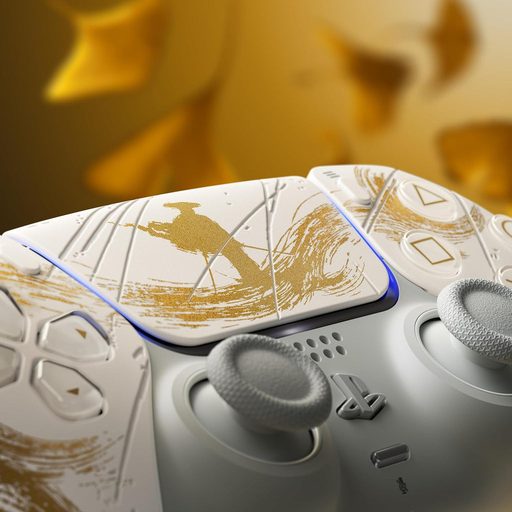 Control inalámbrico PlayStation DualSense - Edición limitada Ghost of Yōtei dorado