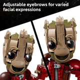 LEGO Marvel Ravager Mono Groot Building Toy para niños y