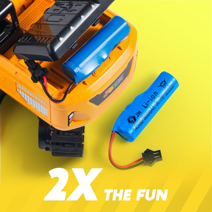 JOYIN Excavadora de Control Remoto Juguetes para Niños, Excavadora...