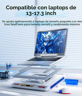 llano V10 - Enfriador de laptop para juegos, soporte de almohadilla...