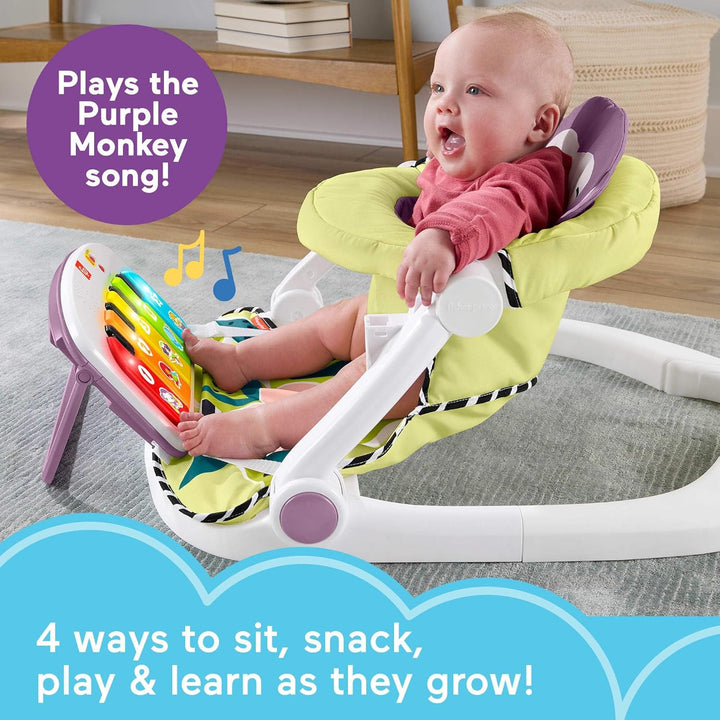 Fisher-Price Silla de bebé portátil Kick Play Deluxe