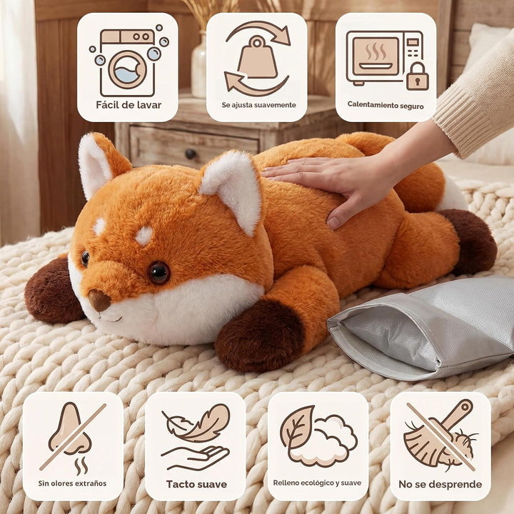 Mewaii Animales de peluche con peso para adultos y niños, de 2 a 5...