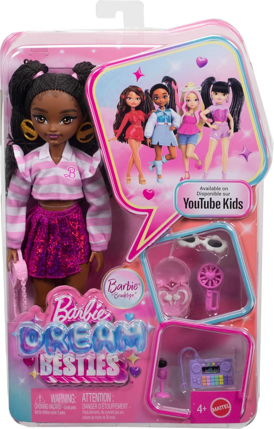 Barbie Dream Besties Brooklyn - Muñeca de moda y