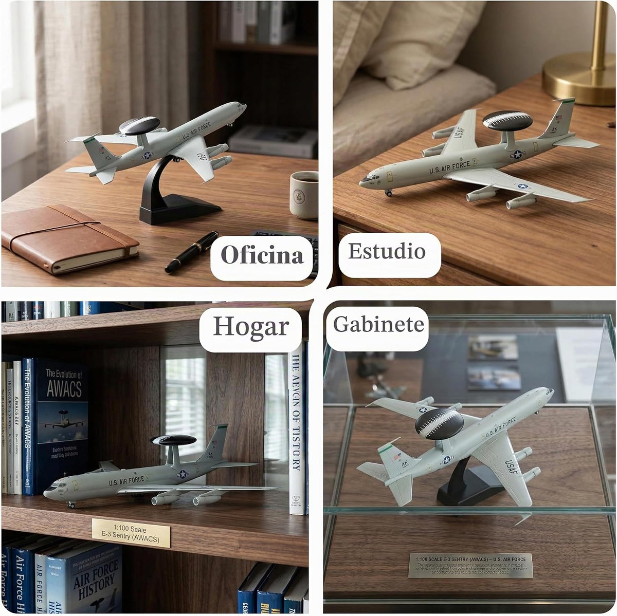 E-3 Sentry - Modelo de aviones de fundición a presión para