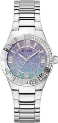 GUESS Reloj analógico plateado