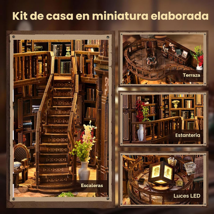 3DVASE Rincones de Libros para Adultos, Kit de Rincón de Libros en...
