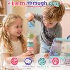 Lehoo Castle Juguetes de helado para niños pequeños de 3 a 5 años, juguetes para niñas de 3 a 4 años, juego de tienda de helados para niños, regalo para niñas y niños de 3, 4, 5, 6 años