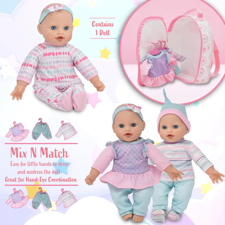 Gift Boutique - Muñeca de bebé de cuerpo suave con ropa en