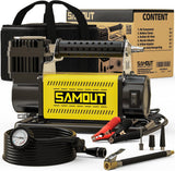 SAMOUT Compresor de aire de 12 V, inflador portátil 7.06 CFM, bomba...
