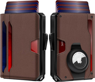 GAOCHALE AirTag - Cartera para hombre con tecnología RFID, tarjeter...