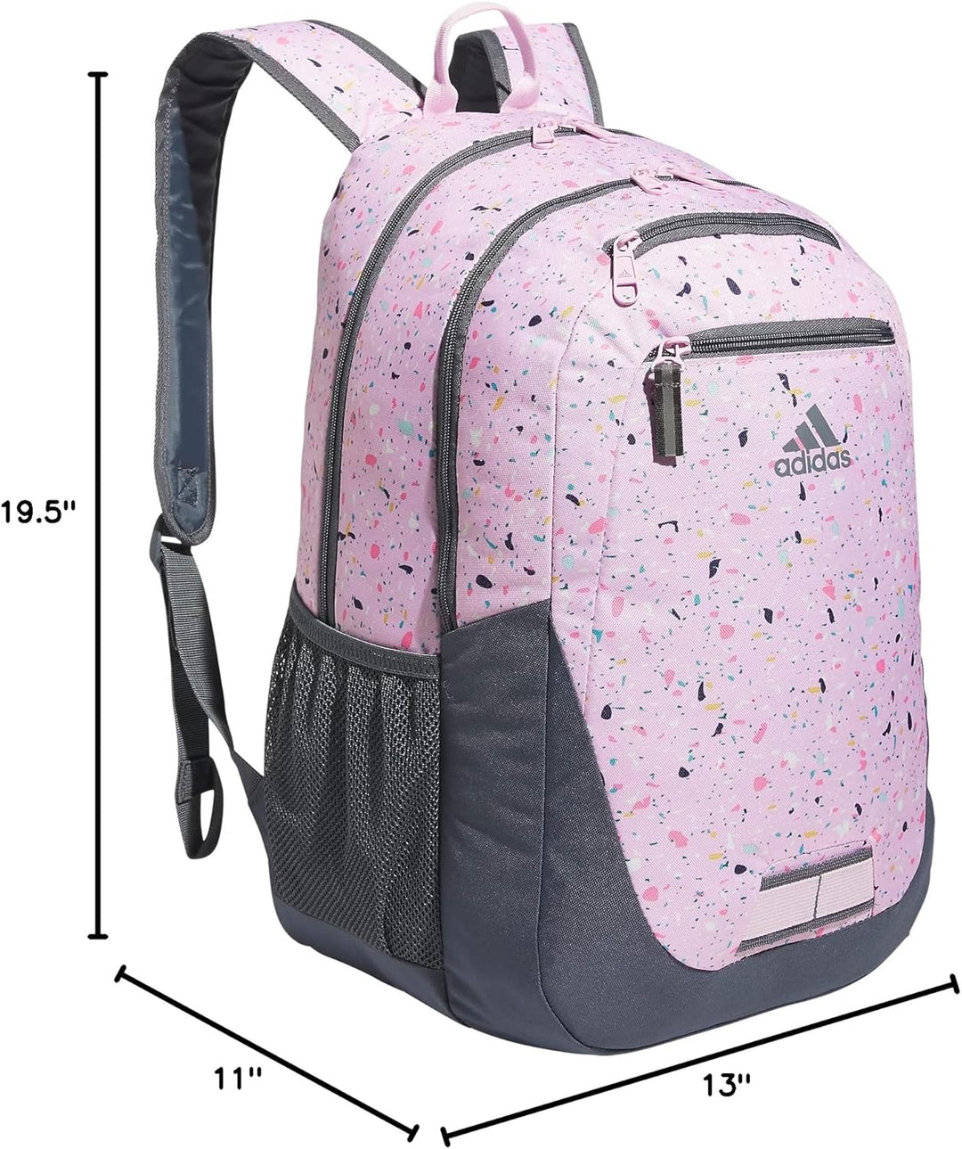 adidas Mochila de base unisex para adultos, Orquídea moteada Fusión...