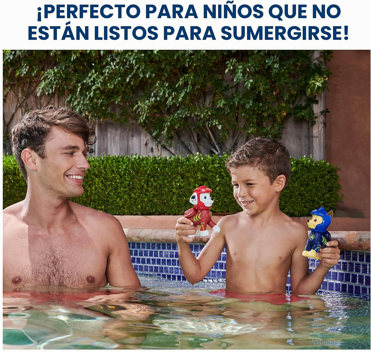 SwimWays Paw Patrol - Figuras flotantes para piscina, paquete de 2 unidades
