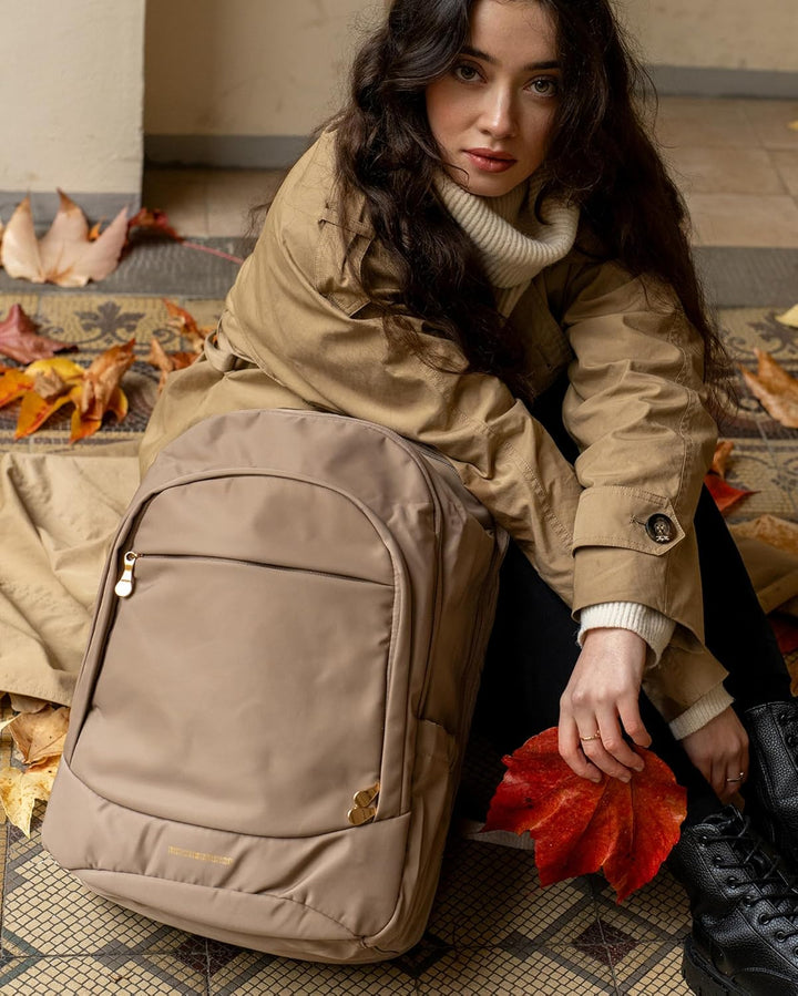 LIGHT FLIGHT - Mochila para laptop para mujeres, mochila de viaje p...