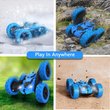 Hamdol Auto de control remoto para niños, auto de acrobacias RC gir...