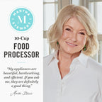 Martha Stewart Procesador de alimentos de 10 tazas y picadora eléctrica