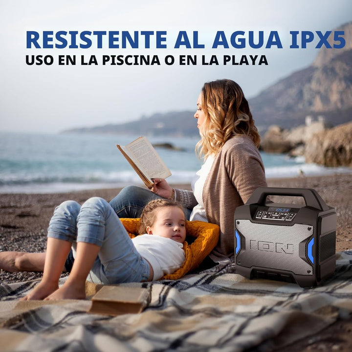 ION Tailgater Boom - Altavoz Bluetooth portátil para exteriores con...