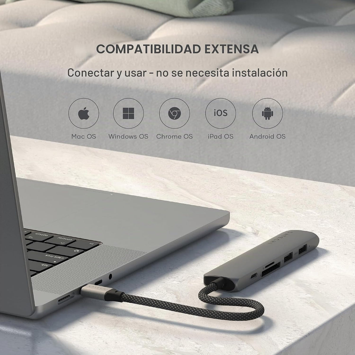 Satechi, ST-P6SM, hub USB