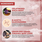 Santa Cruz Paleo, Food of the Gods Suplemento de órgano de carne de res alimentada
