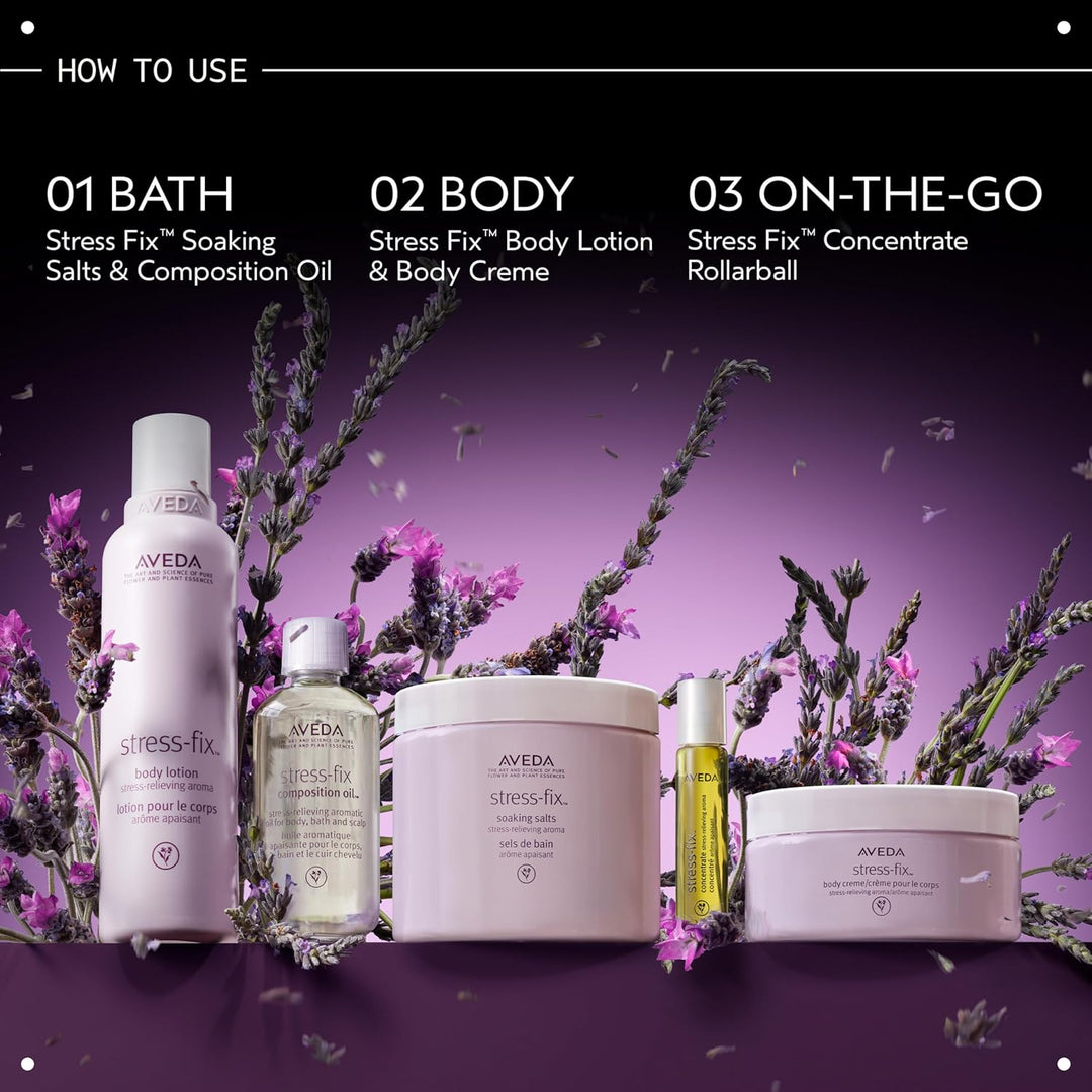 Aveda Aceite de composición Stress-Fix | Aceite de baño, cuerpo y c...