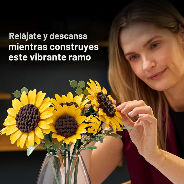 LEGO Botanicals 11502 - Juego de construcción de ramo de girasol pa...
