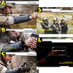 Relojes tácticos deportivos North Edge Apache para hombres, relojes digitales resistentes de supervivencia al aire libre con brújula militar, rastreador de pasos, podómetro, calorías (Verde)..