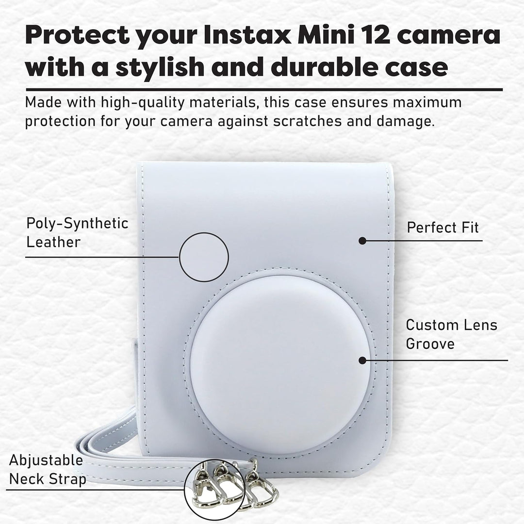 Fujifilm - Paquete de cámara instantánea Instax Mini 12 con películ...