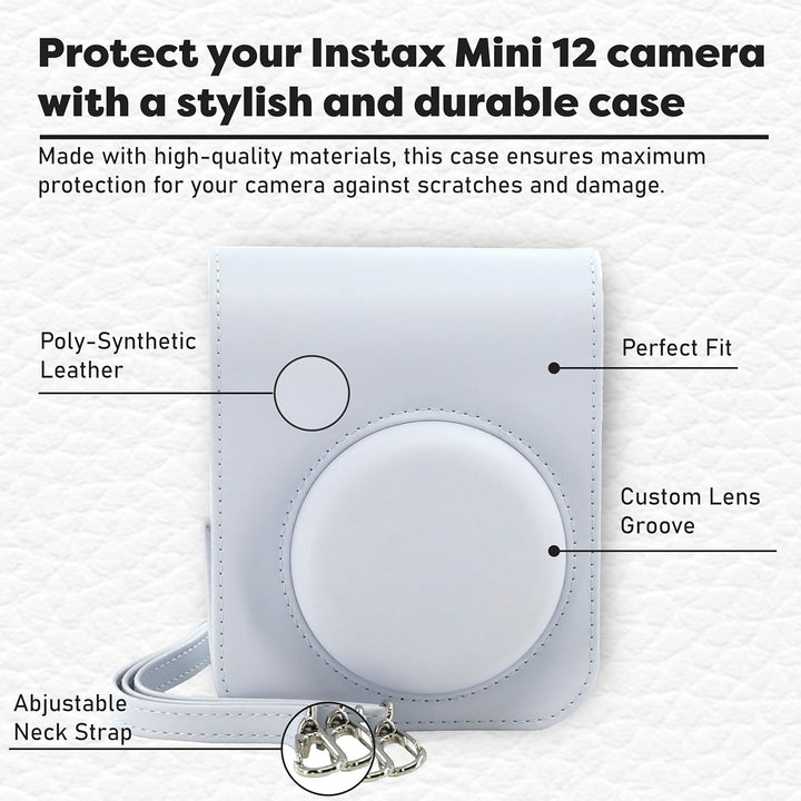 Fujifilm - Paquete de cámara instantánea Instax Mini 12 con películ...