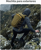 BAGSMART Mochila de viaje de 18L para hombres y mujeres, mochila de