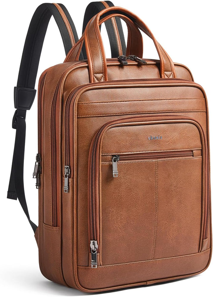 Shrrie Mochila para laptop de 15.6 pulgadas, mochila de trabajo de...