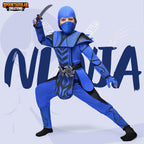 Spooktacular Creations Disfraz de ninja de Halloween para niños, disfraz de ninja para niños pequeños, disfraz de Halloween, fiestas de disfraces